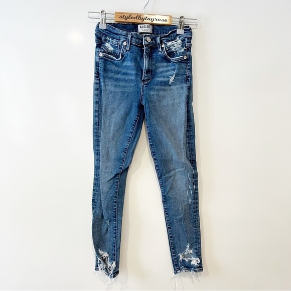 AGOLDE Sophie Hi Rise Crop Jean - Picture 2 of 13